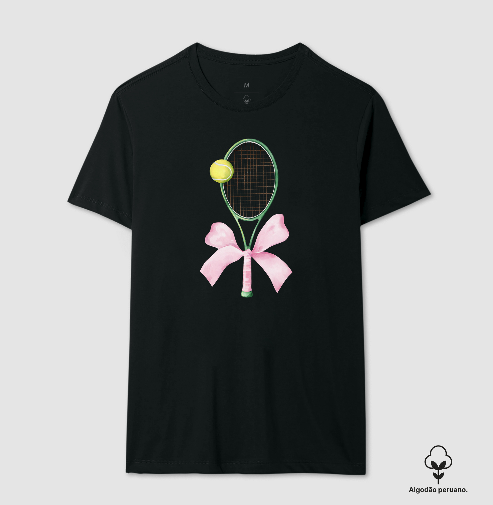 Raquete com Laço Rosa - Imagem 3
