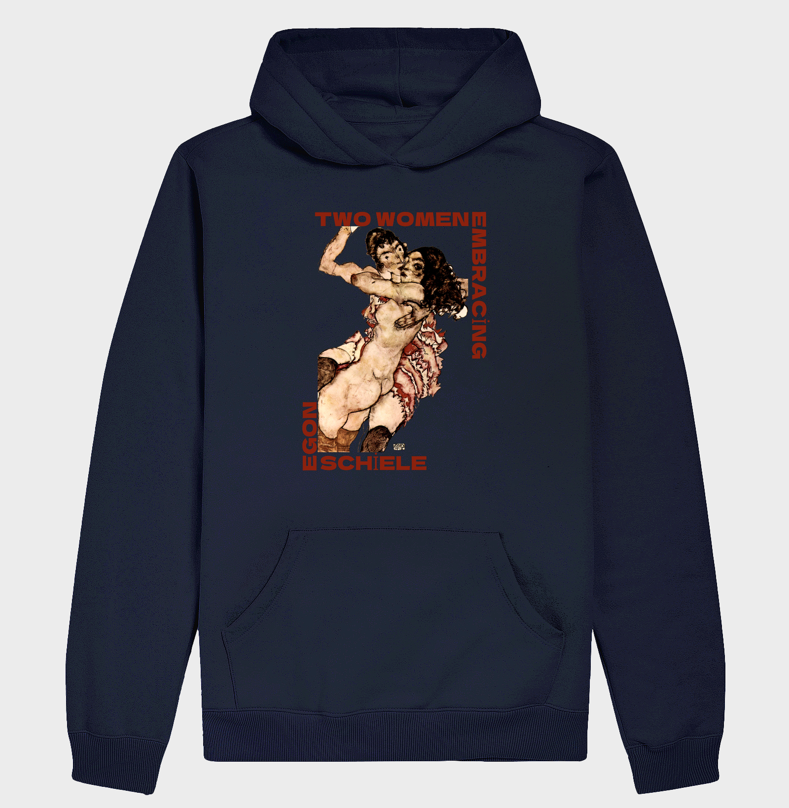 Duas mulheres se abraçando (1915) - Egon Schiele - Imagem 4
