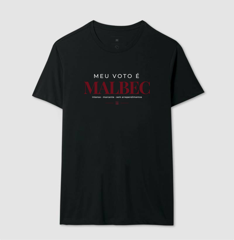 Camiseta “Meu Voto é Malbec” – Minimal Wine - Imagem 2