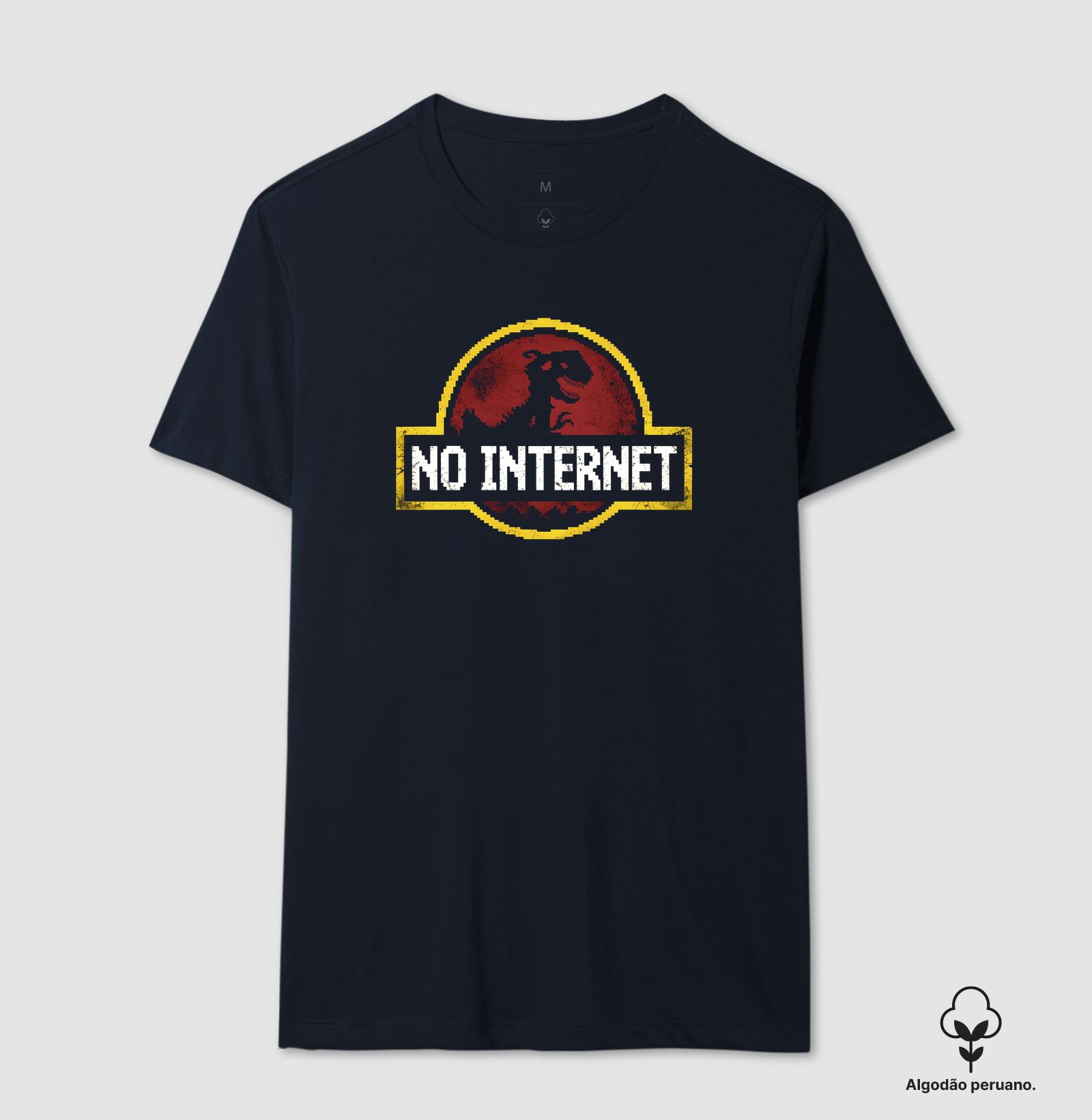 Camiseta Algodão Peruano No Internet - Imagem 4