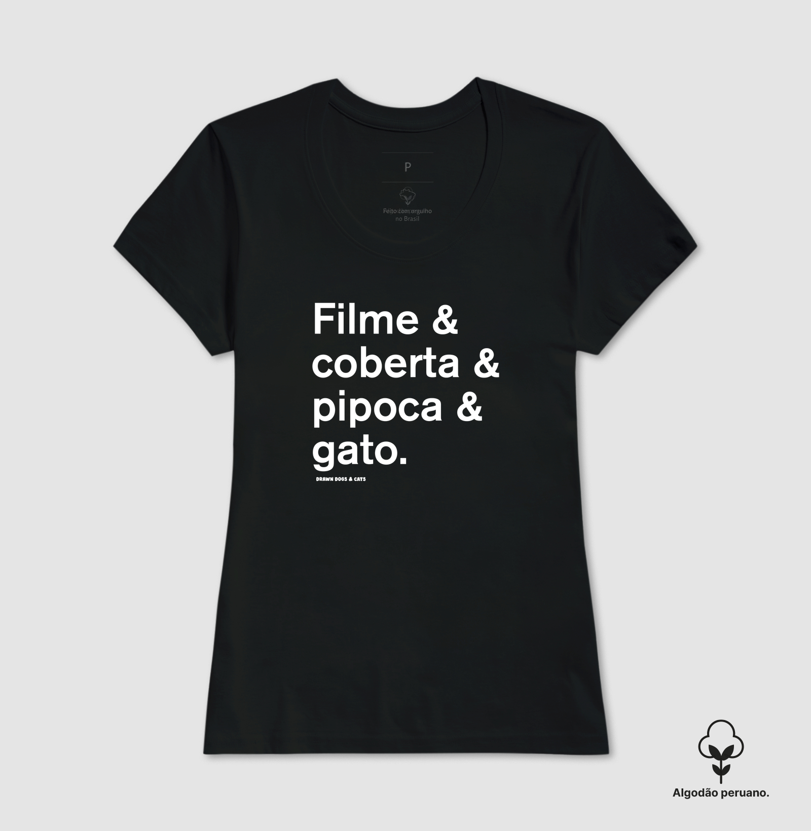 Filme & coberta &pipoca & gato - Imagem 5
