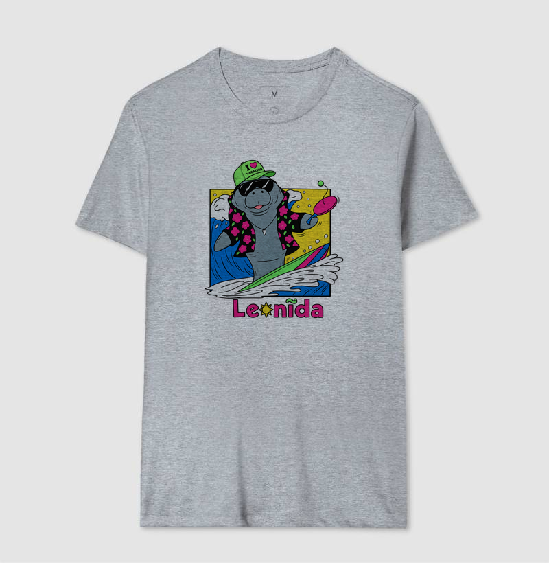 Camiseta GTA 6 Jason – Leonida Surf com Peixe Boi / Manatee - Imagem 8