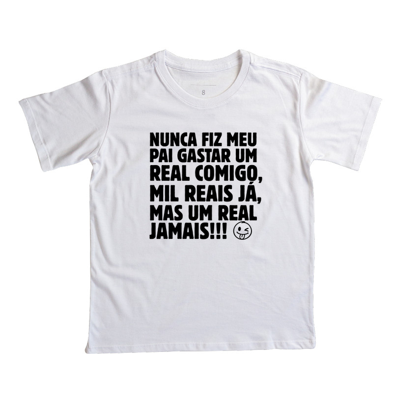 Camiseta Infantil Mil Reais - Imagem 6