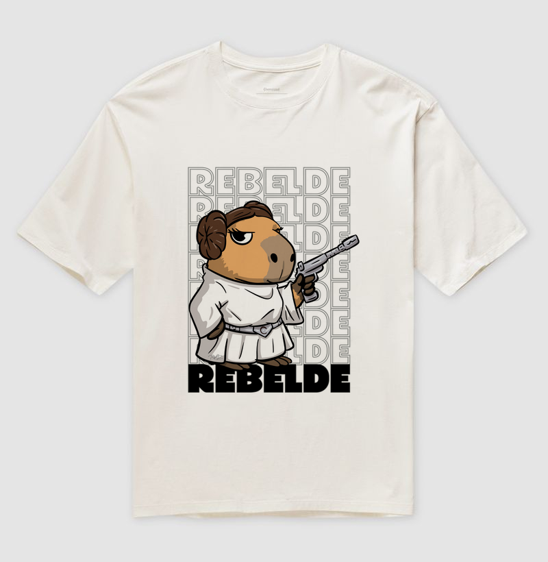 Camiseta Capivara Princesa - Imagem 4