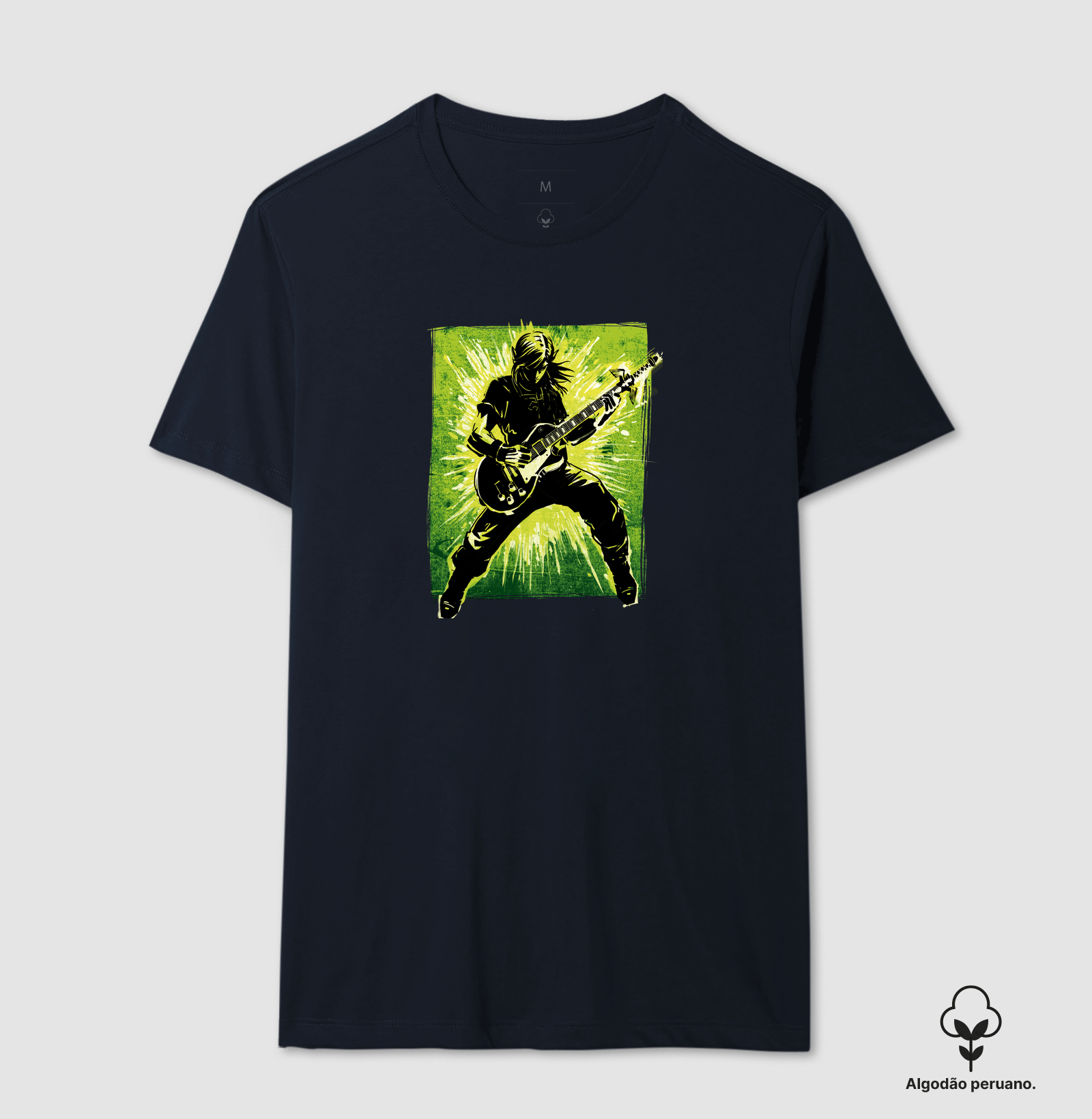Camiseta Legendary Guitar Hero Algodão Peruano - Imagem 3