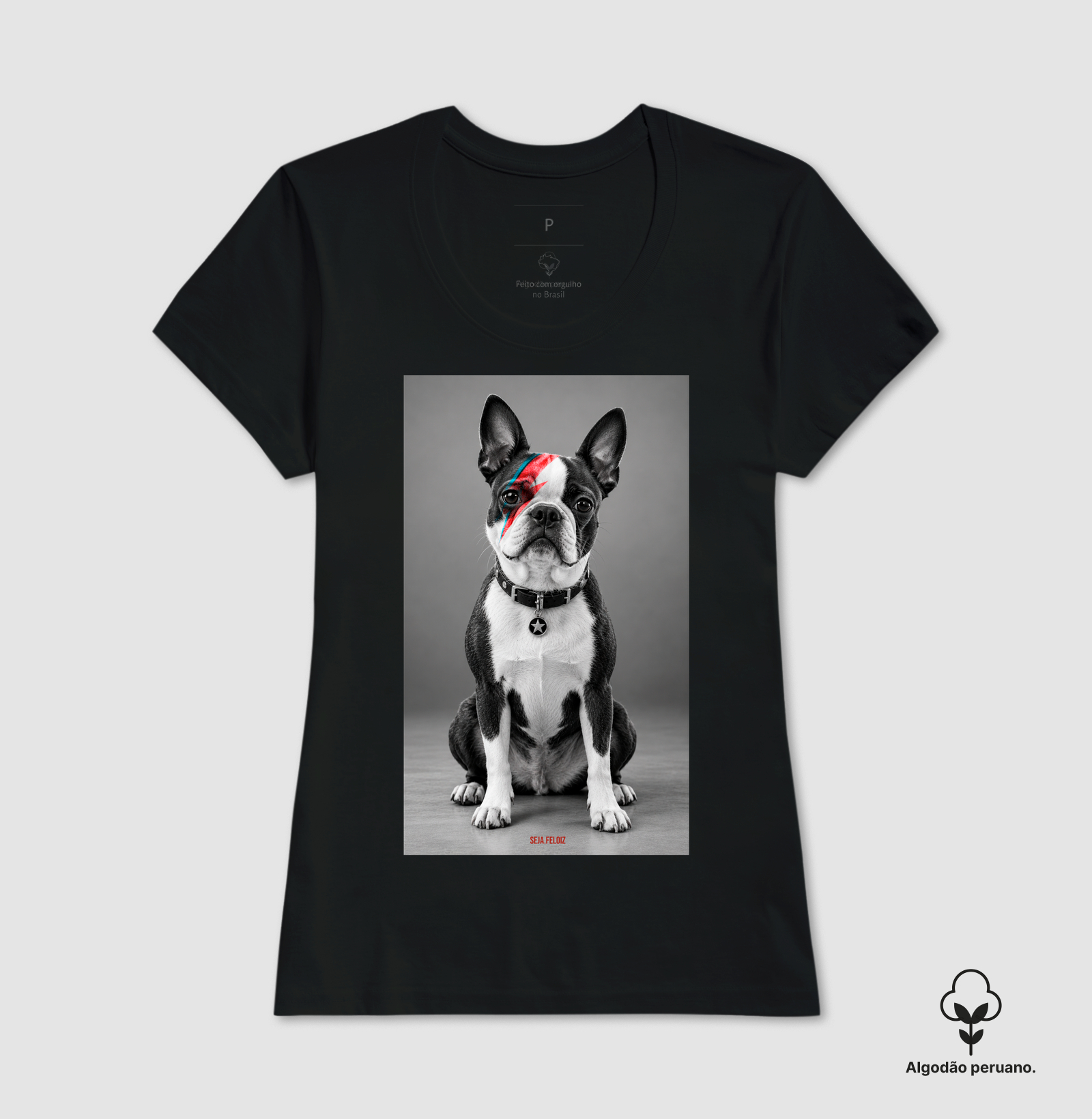 Glam Rock Boston Terrier ⚡ - Imagem 3