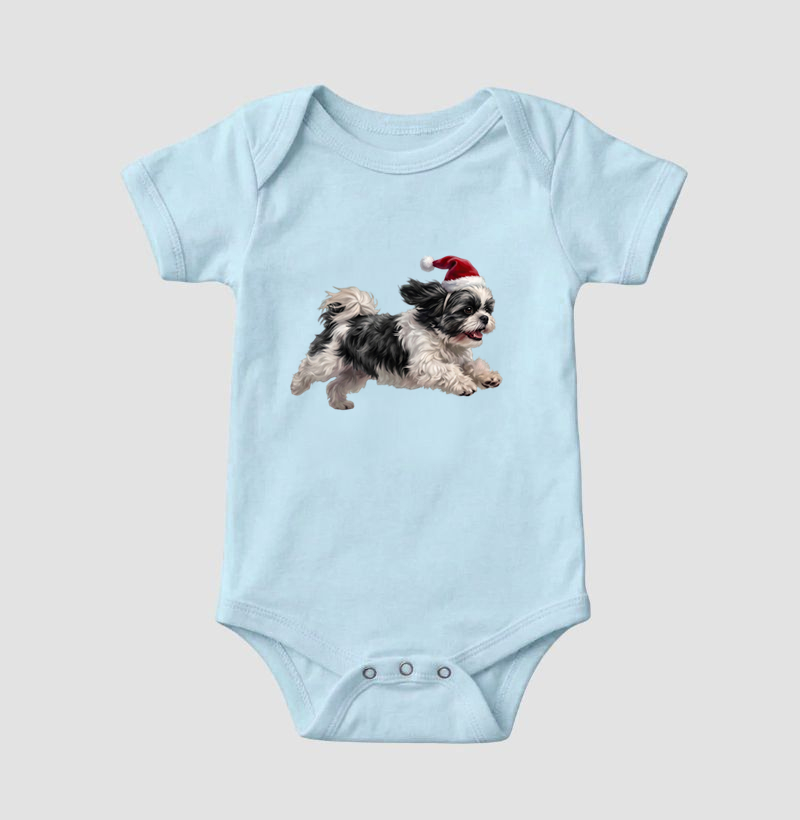 Shih Tzu Preto e Branco - Natal - Imagem 4