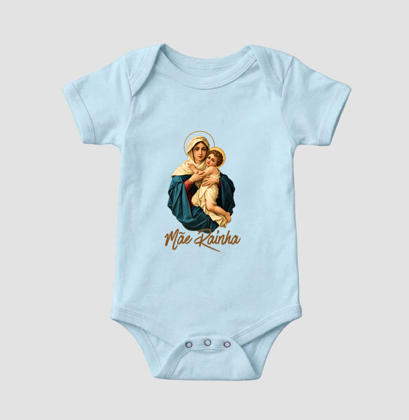 Body Infantil Católico Mãe Rainha de Schoenstatt - Imagem 4