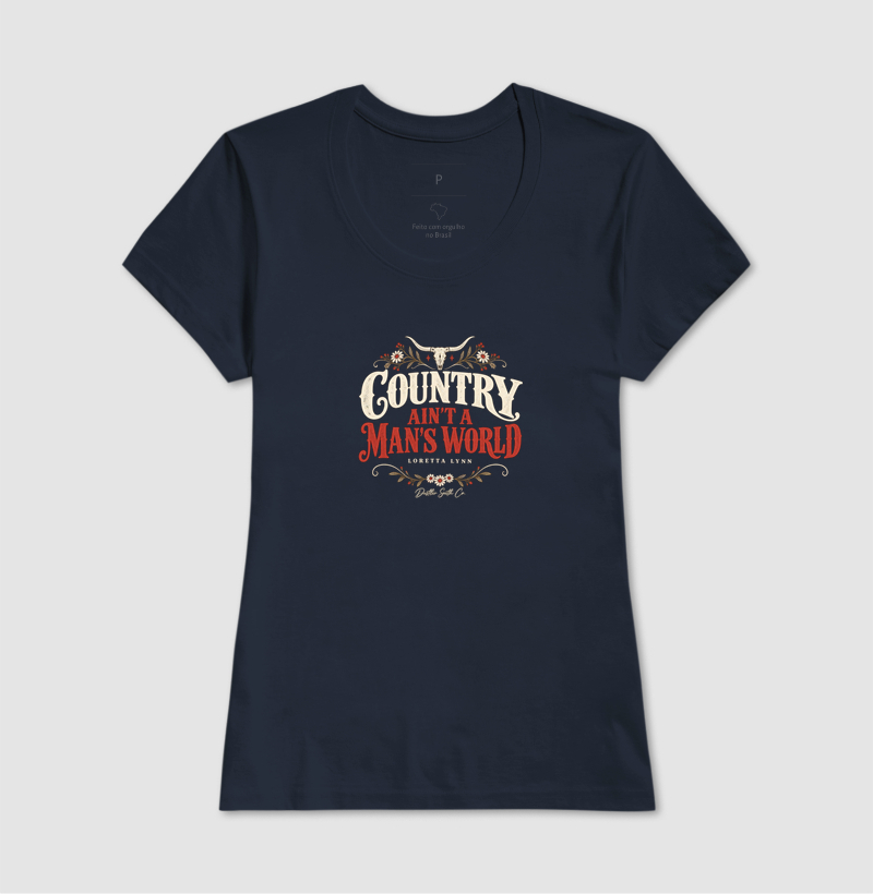 Baby Look Country Ain’t a Man’s World - Imagem 4