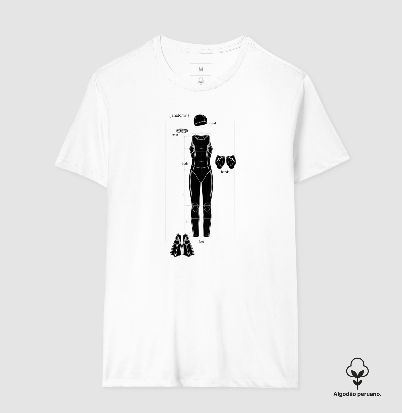 Camiseta Algodão Peruano - Raia Nove - Anatomy - Imagem 2
