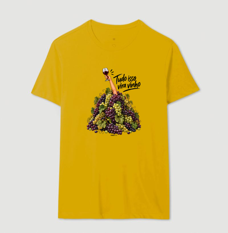 Camiseta “Tudo Isso Vira Vinho” – Humor & Lifestyle - Imagem 12