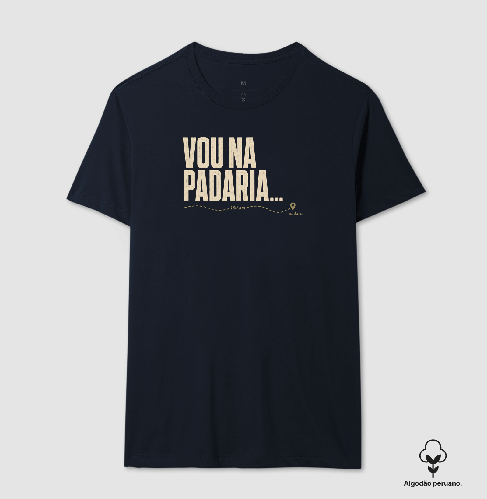 Camiseta Vou na Padaria... 180 km - Imagem 8
