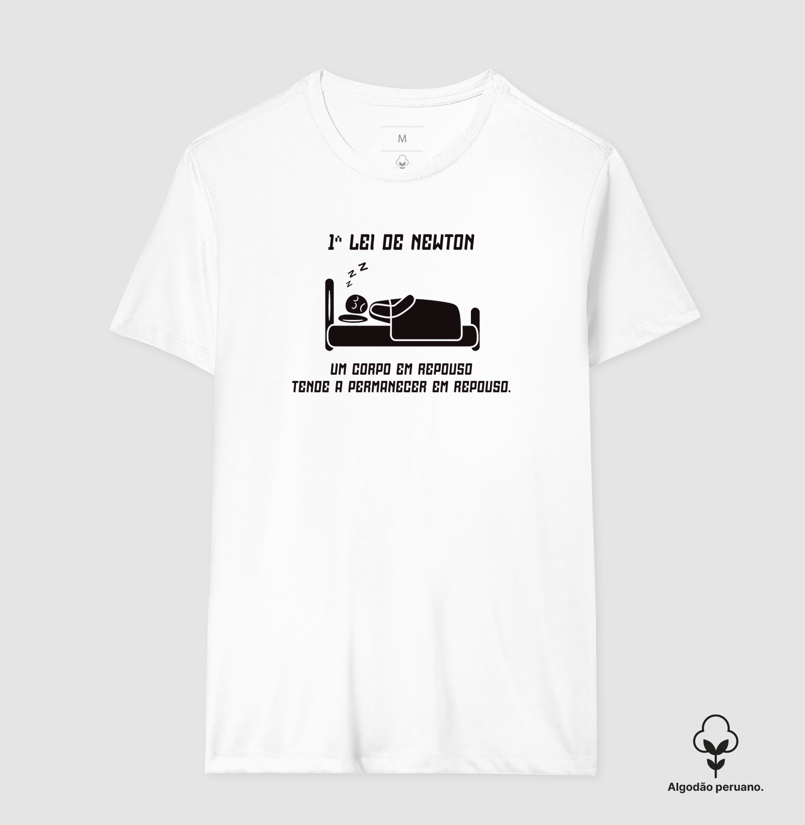 Camiseta Algodão Peruano 1a Lei de Newton - Imagem 5