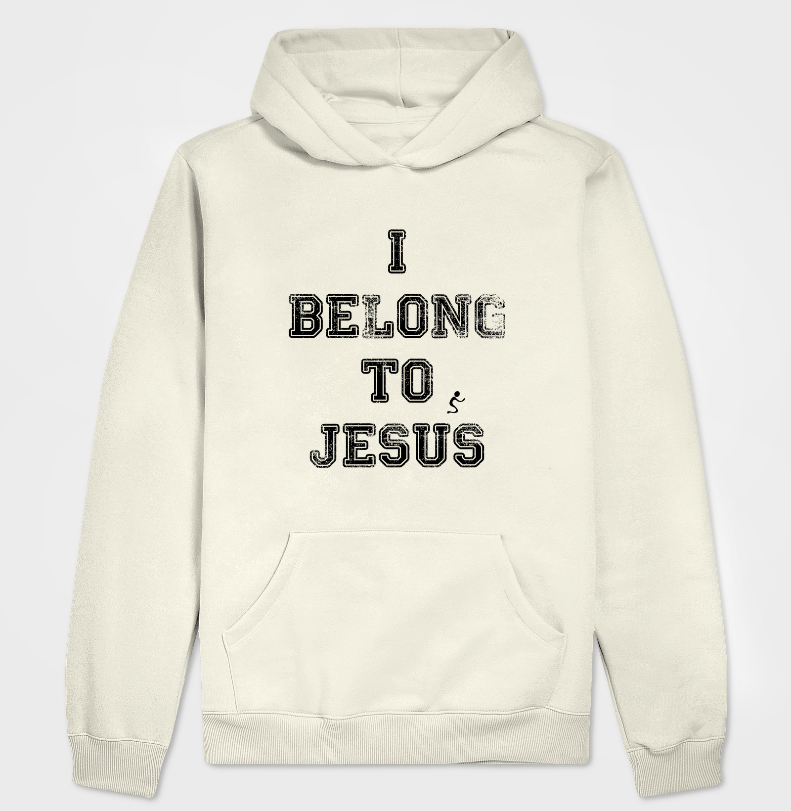 Hoodie Moletom Cristão I Belong to Jesus Pertenço a Jesus - Imagem 3
