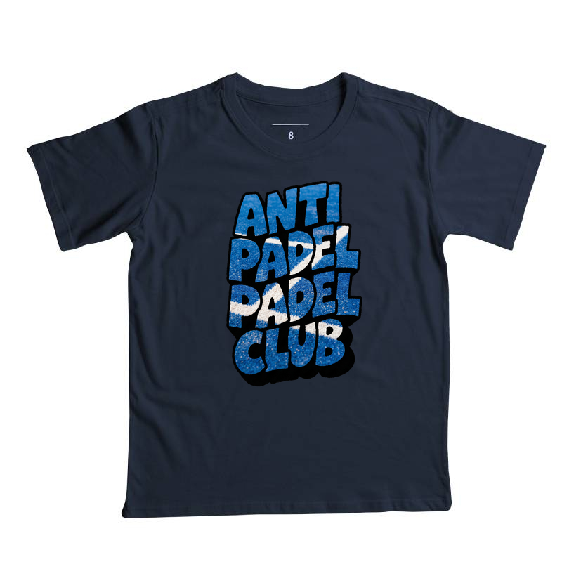 Camiseta Anti Padel Padel Club Quadra Azul - Imagem 6