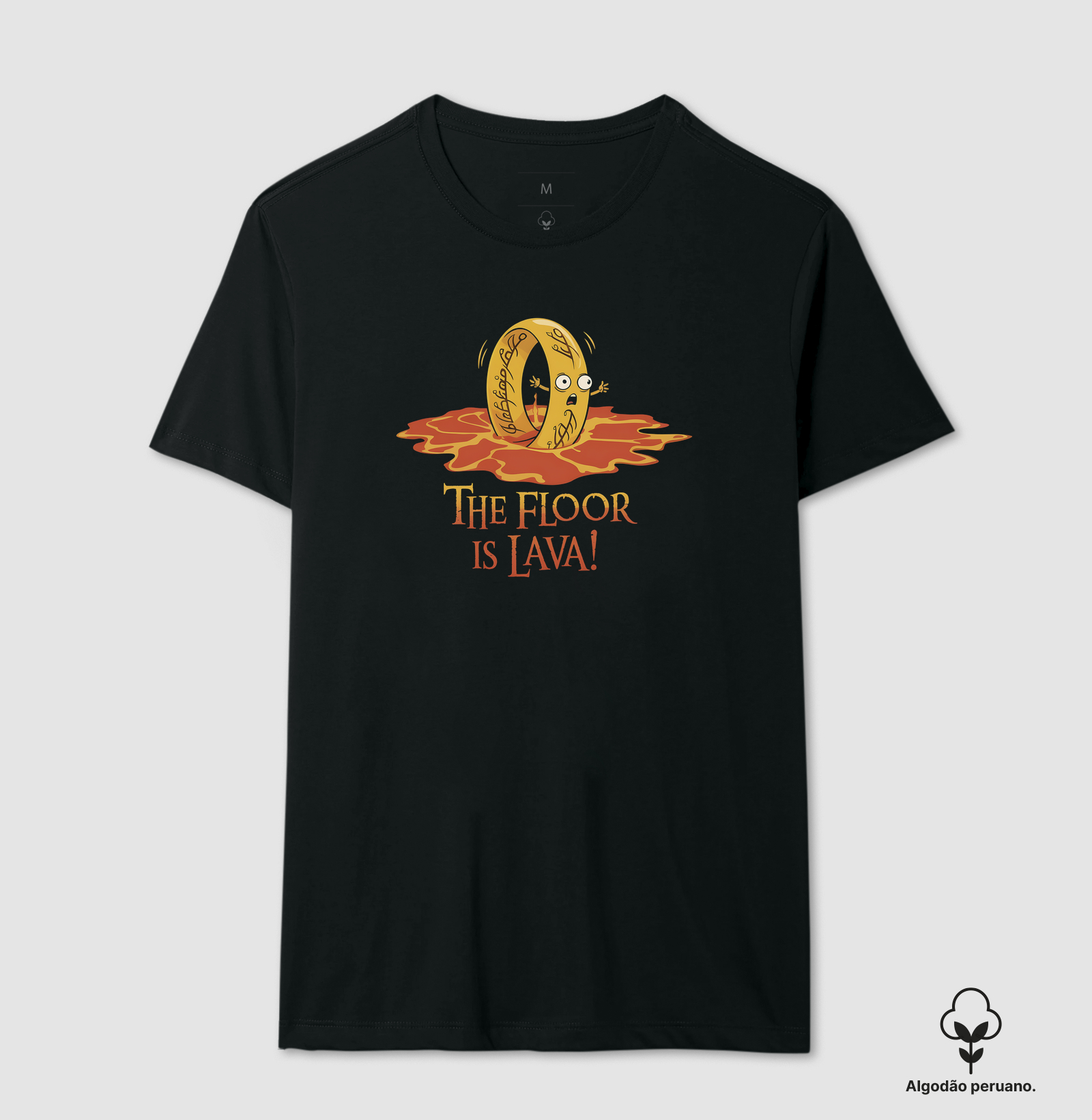 Camiseta Algodão Peruano The Floor Is Lava - Imagem 2