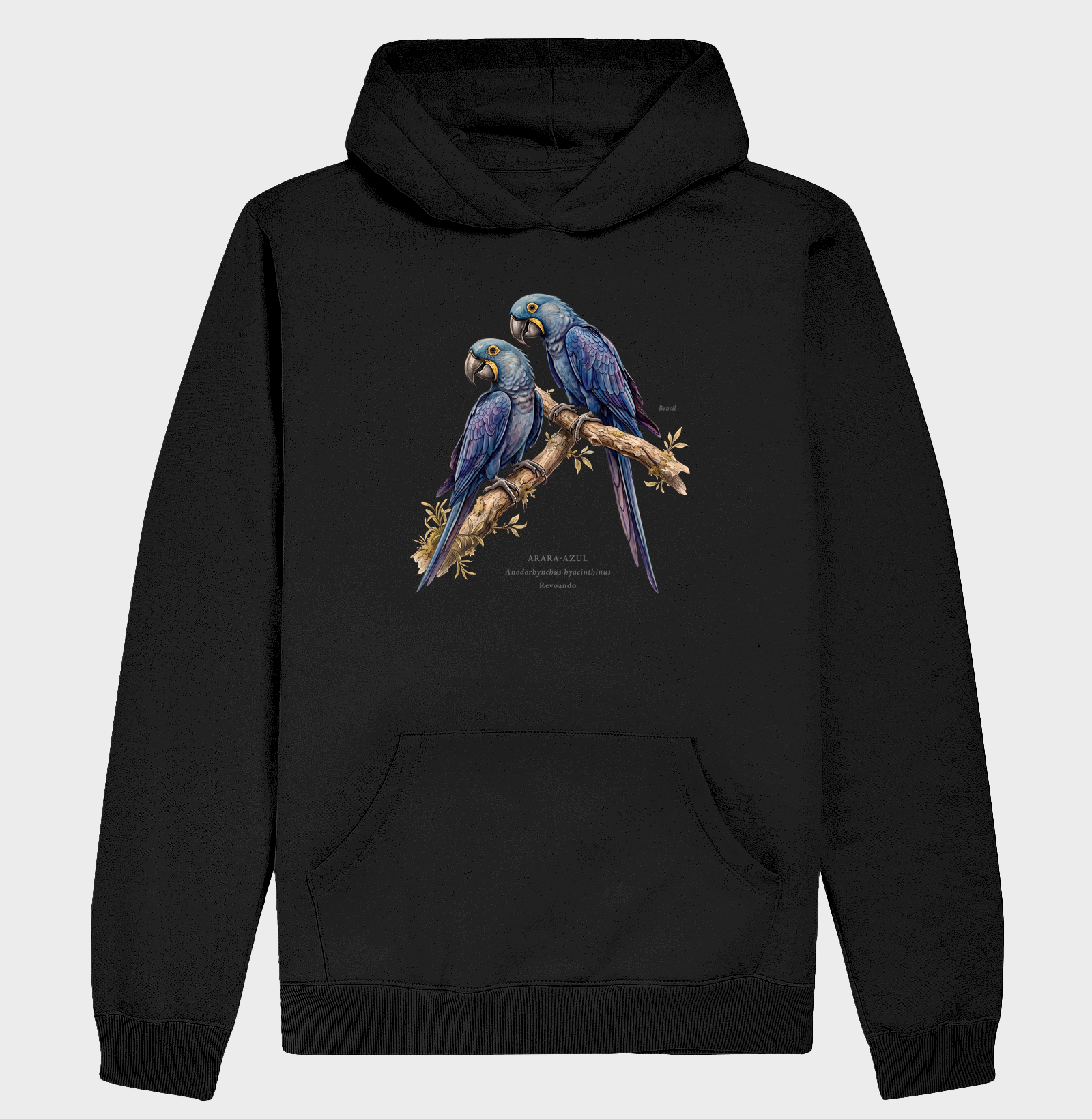Naturalistas - Arara-azul - Moletom Hoodie - Imagem 4
