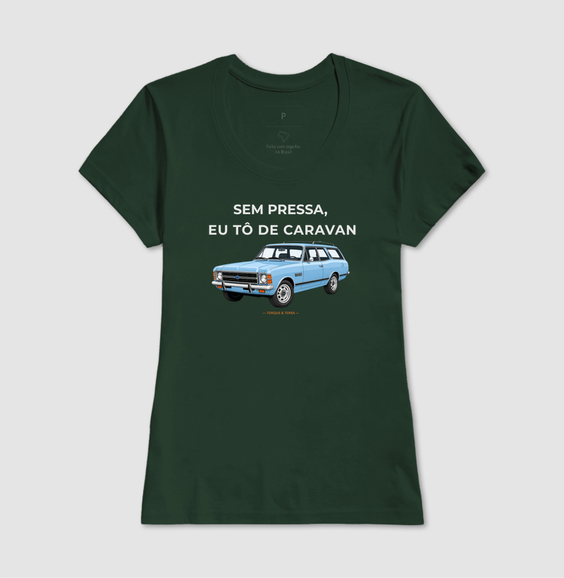 Sem pressa, eu tô de Caravan - azul claro - Imagem 13