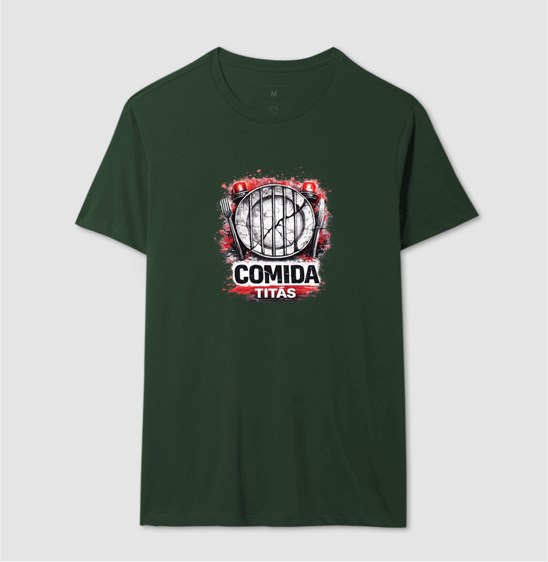 Camiseta Comida - Titãs. Coleção Música. Masculina e Feminina. Algodão Peruano. - Imagem 10