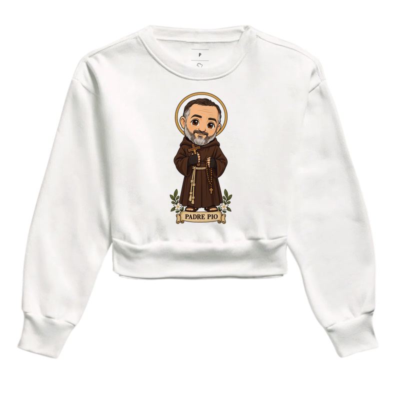 Padre Pio estilo chibi - Imagem 3