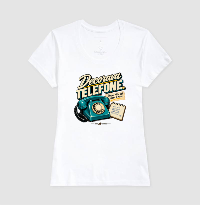DECORAVA TELEFONE - Modo Capivara - Camiseta - Imagem 7