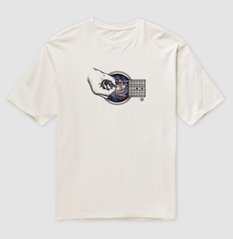 Violão Com Planetas Colorida - Imagem 3
