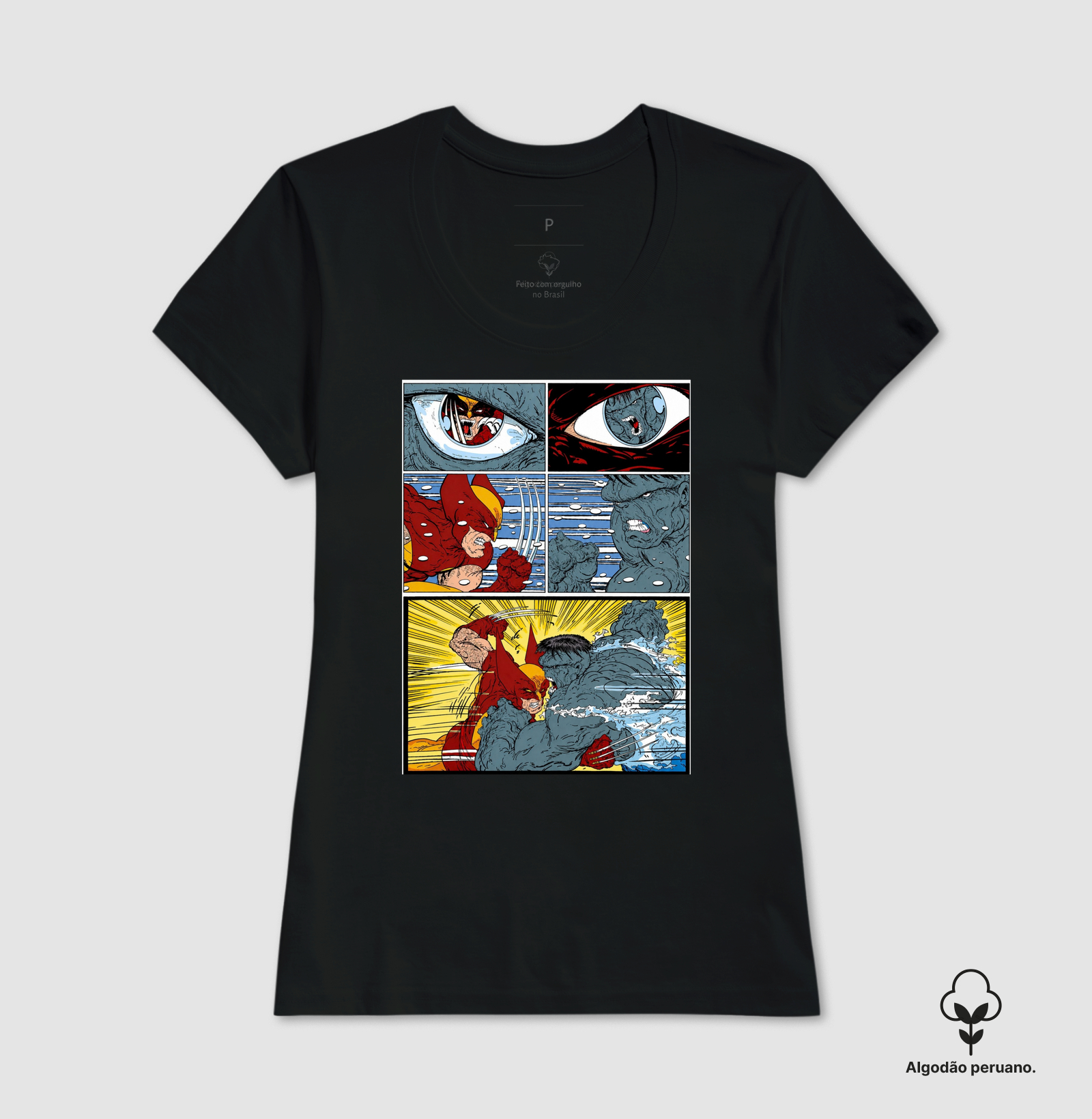 CAMISETA WOVERINE x HULK - TIRA - Imagem 6