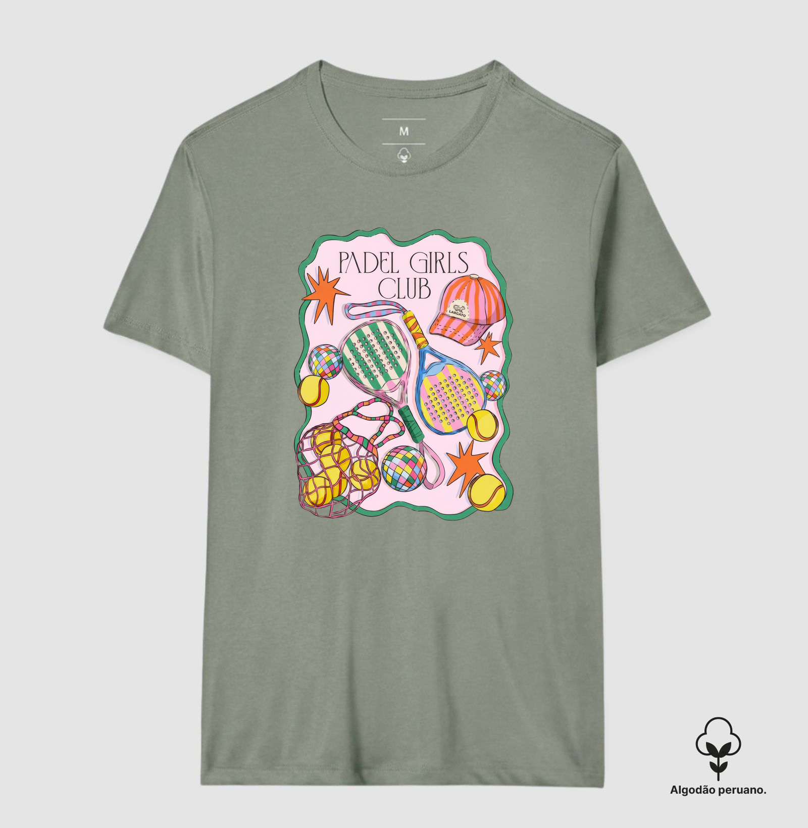 Camiseta Feminina Padel Girls Club Retrô - Imagem 7