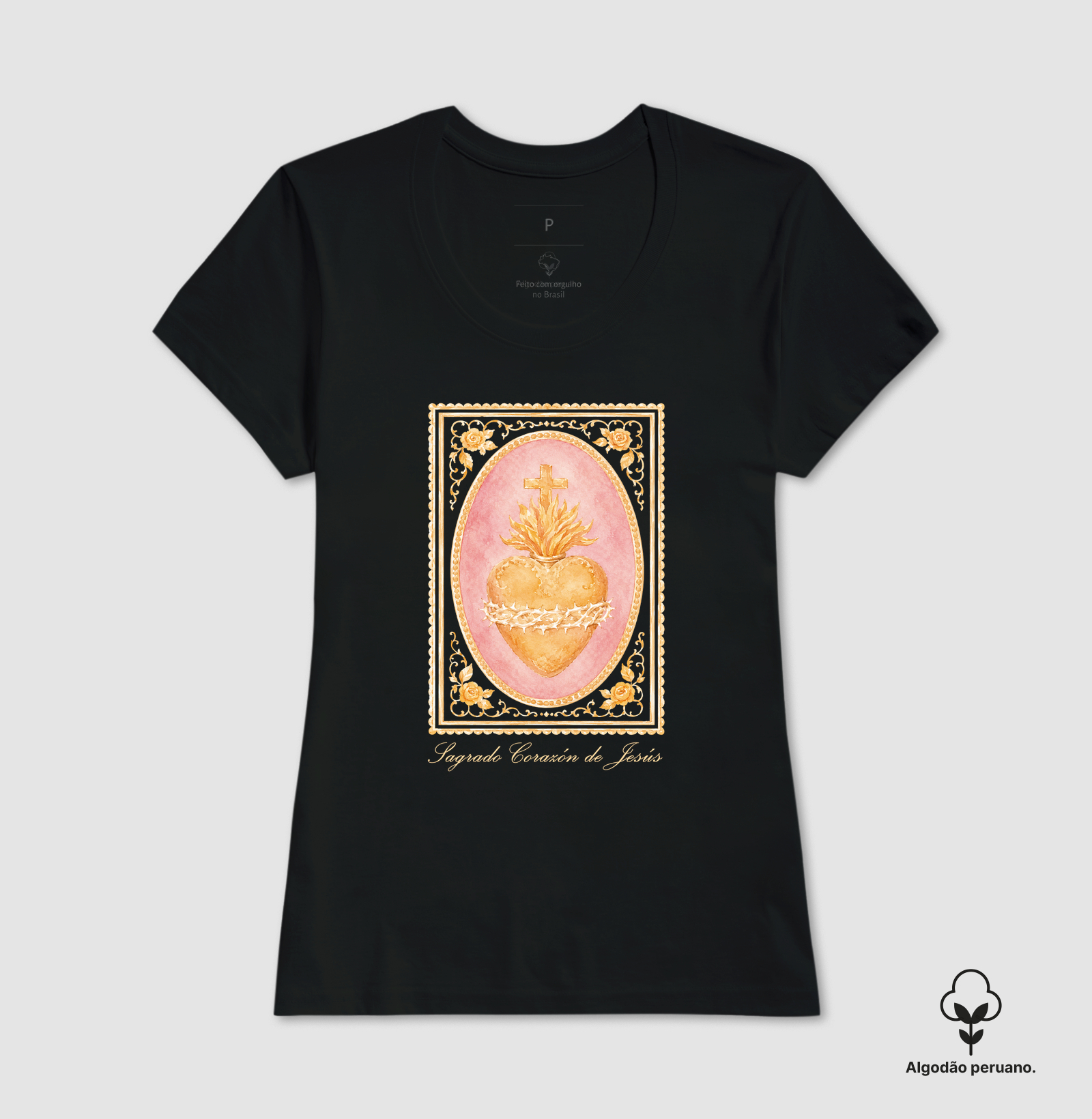 Tshirt Sagrado Corazón de Jesús - Imagem 6