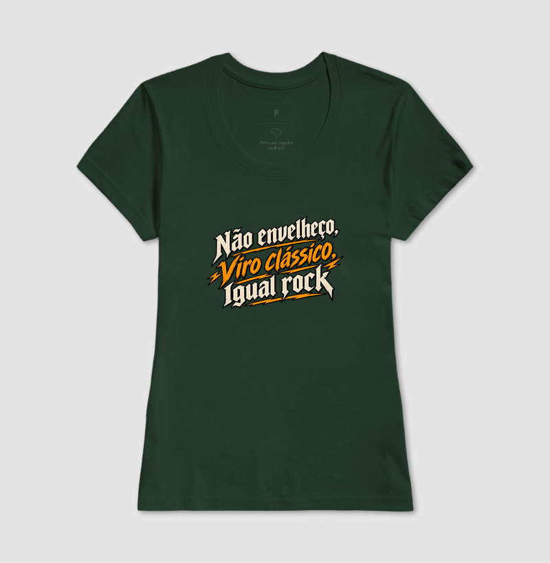 Camiseta Rock “Não Envelheço, Viro Clássico” - Imagem 9