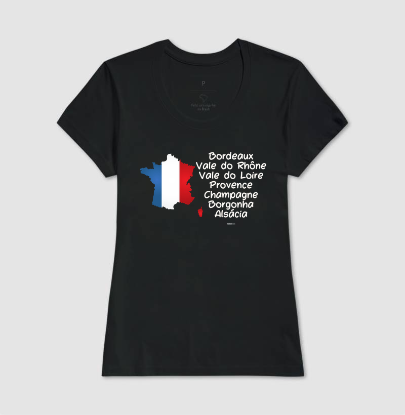 Camiseta Vinho - Regiões da França - Imagem 6