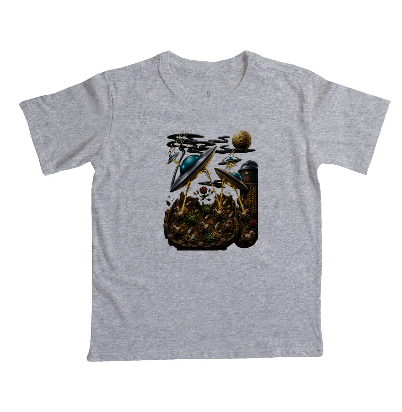 Camiseta Infantil  Atack Alien - Imagem 5