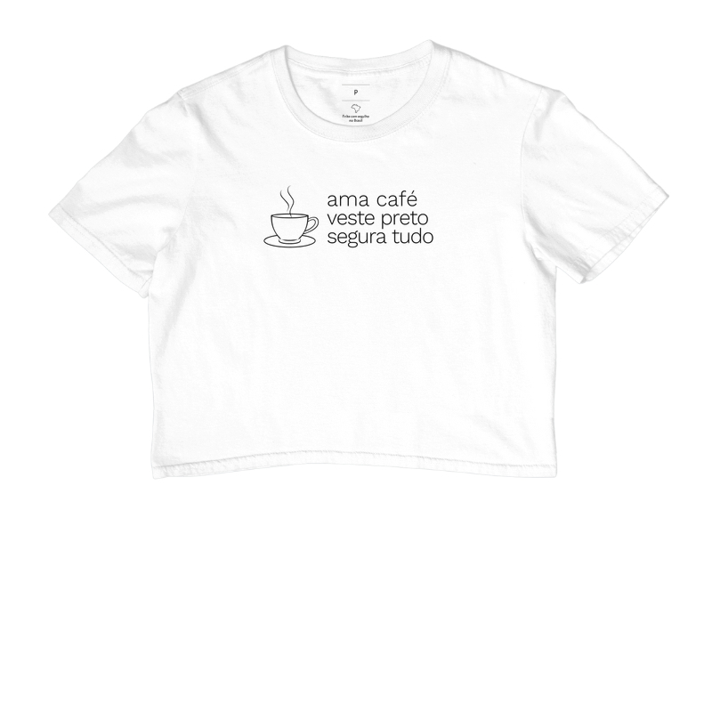 Ama café, veste preto e segura tudo - Imagem 3