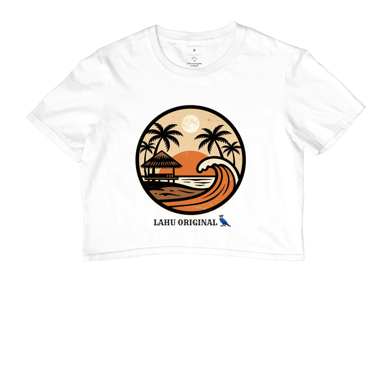 “Vista o pôr do sol, o som das ondas e o charme do Nordeste com a estampa Lahu Original. Um design que carrega o calor, a beleza e a alma das praias brasileiras — feita para quem vive o verão o ano inteiro.” - Imagem 3
