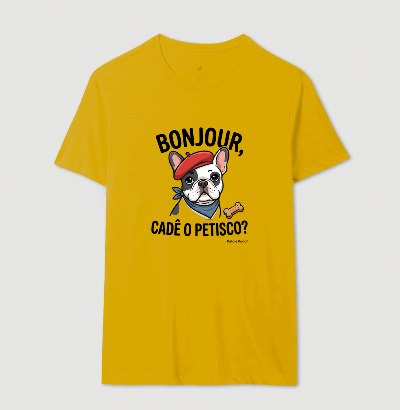 CAMISETA BULDOGUE FRANCÊS BONJOUR - Imagem 14