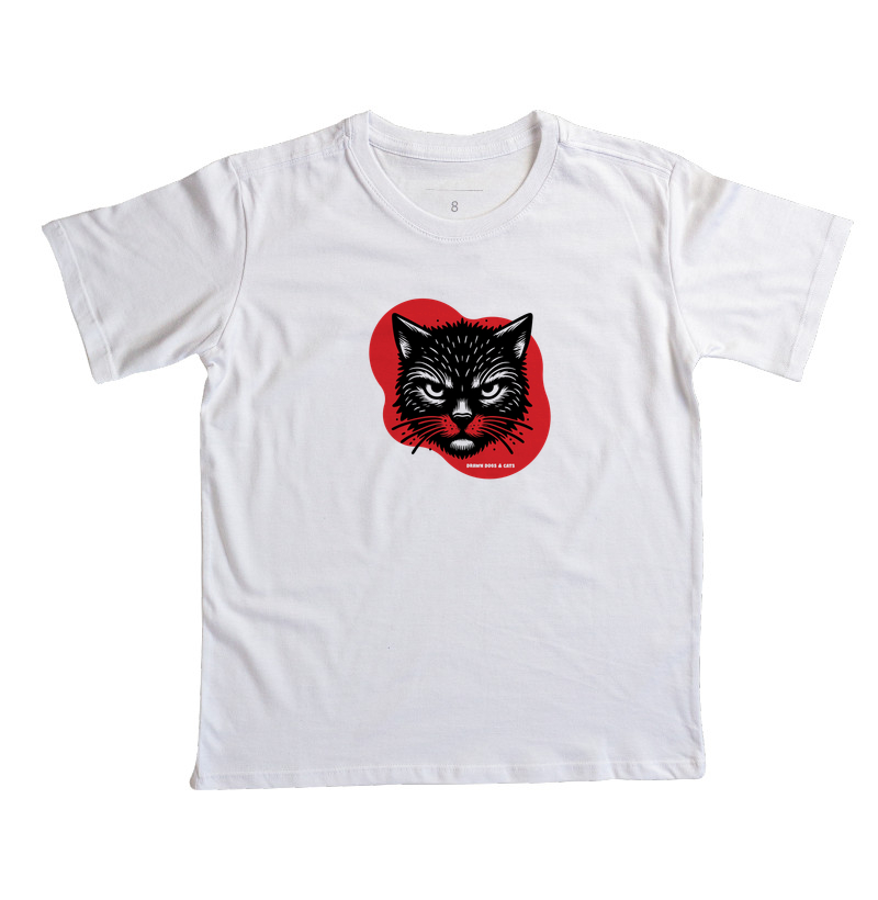 Gato preto e fundo vermelho - Imagem 3