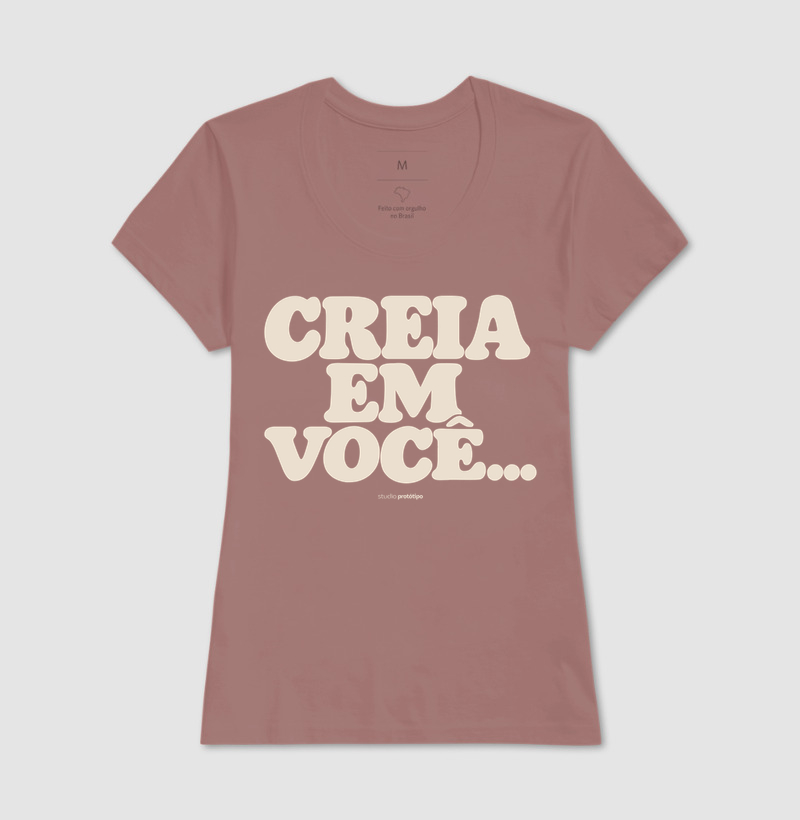 Camiseta Creia em Você (estampa G) - Imagem 17