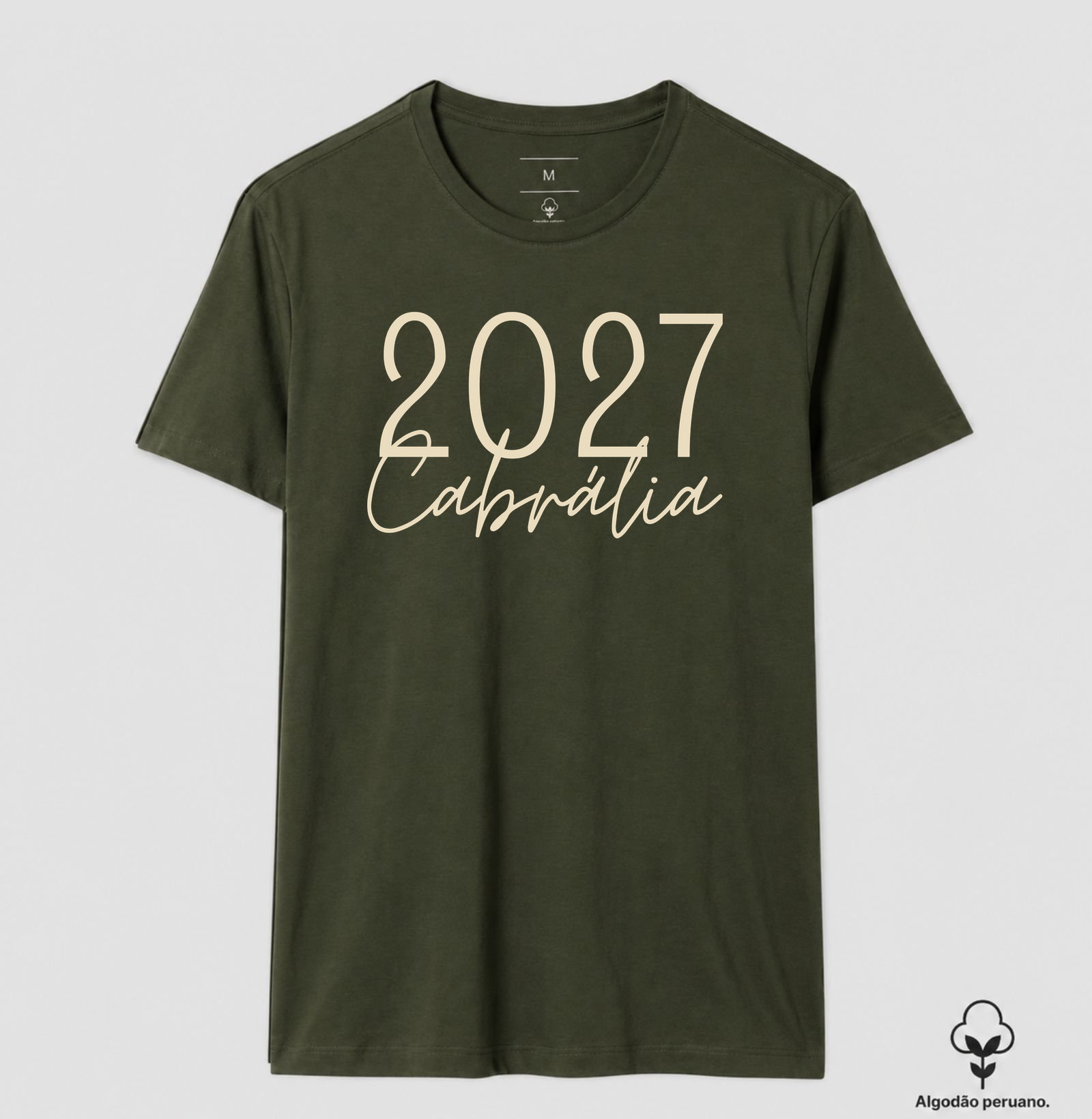 Camiseta Cabrália 2027 – Réveillon na Bahia Algodão Peruano - Imagem 8