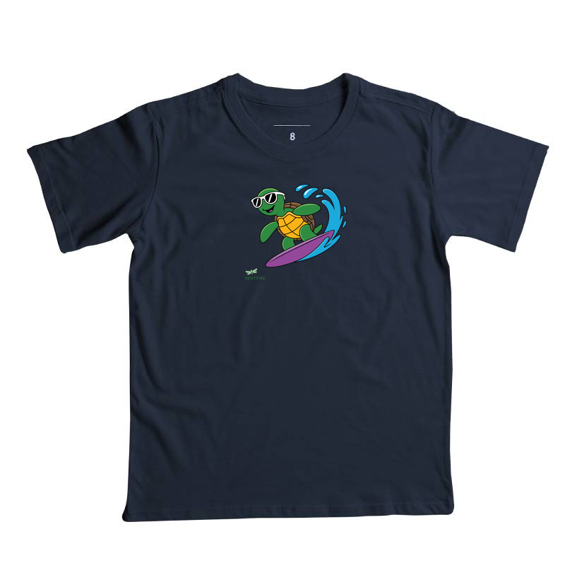 Camiseta Infantil Tartaruga Surf - Imagem 3