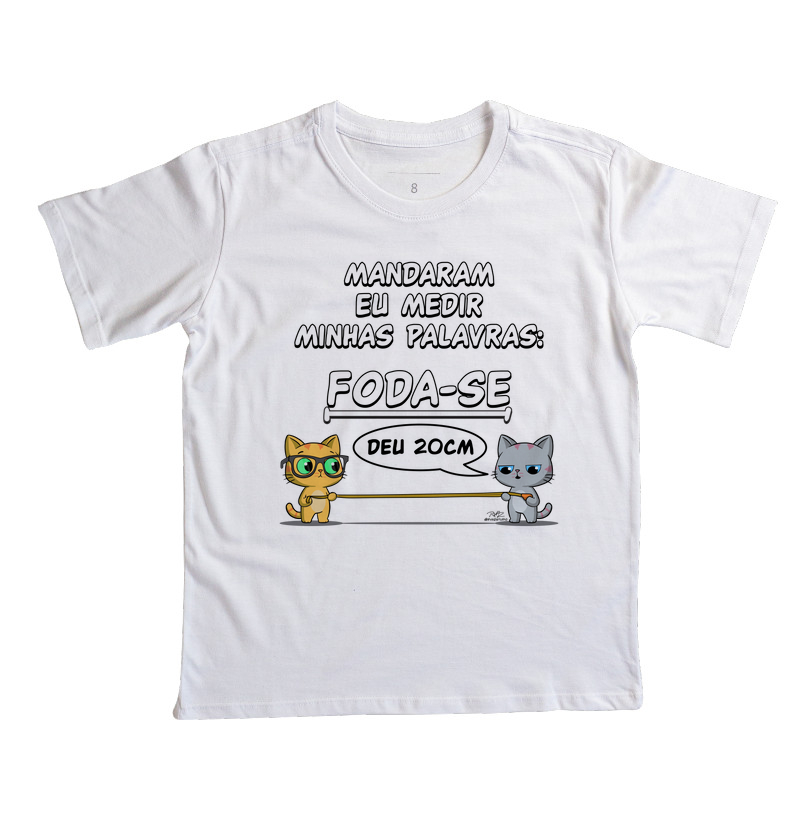 Camiseta Gato Sincero Medir Palavras - Imagem 2