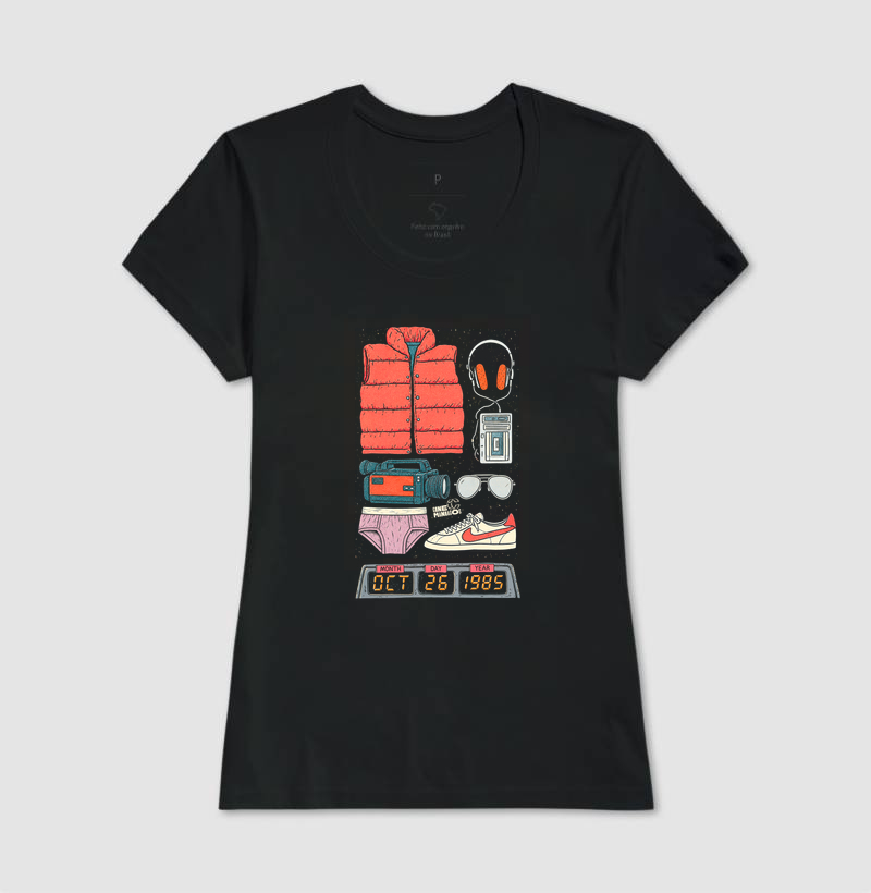 Camiseta Marty 1985 — De Volta para o Futuro - Imagem 4
