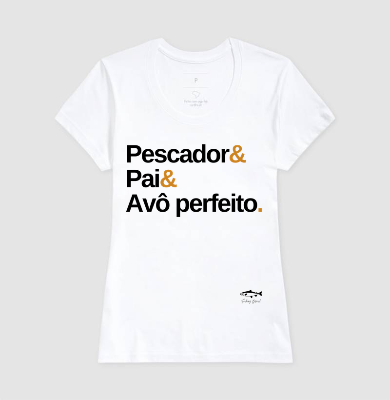PESCADOR E PAI E AVÔ PERFEITO ( Algodão peruano) - Imagem 5