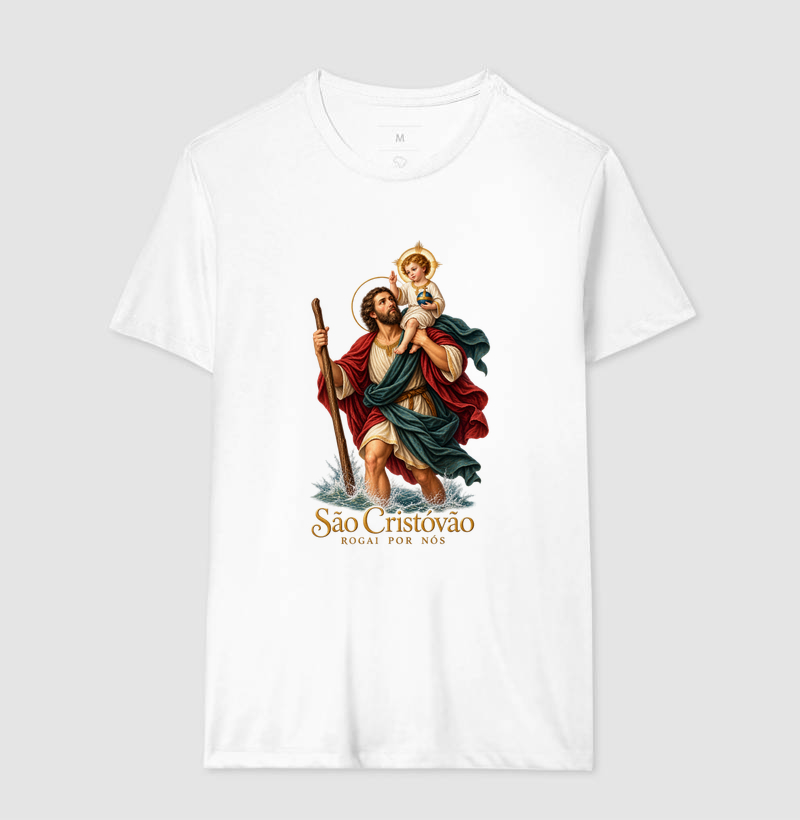 Camiseta São Cristóvão Rogai Por Nós - Imagem 4