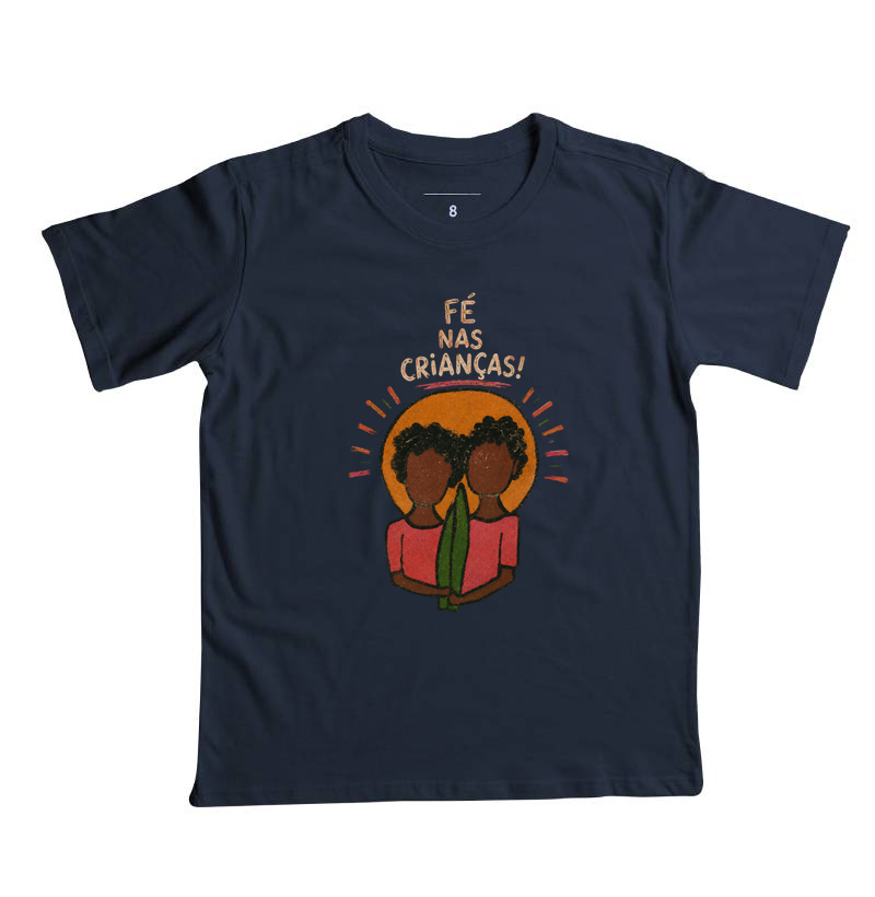 Camiseta Infantil Fé nas crianças - Imagem 4