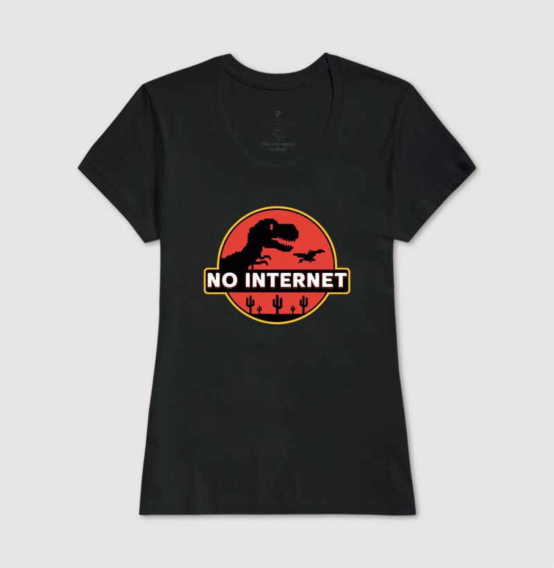 Camiseta Sem Internet - Imagem 3