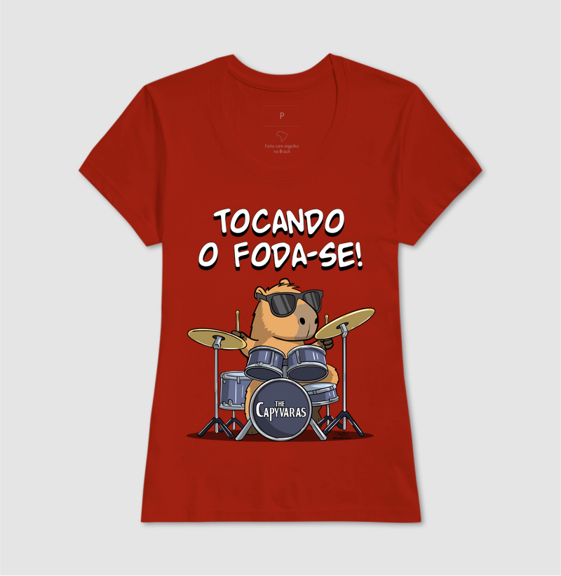 Camiseta Capivara Tocando o Foda-se - Imagem 11
