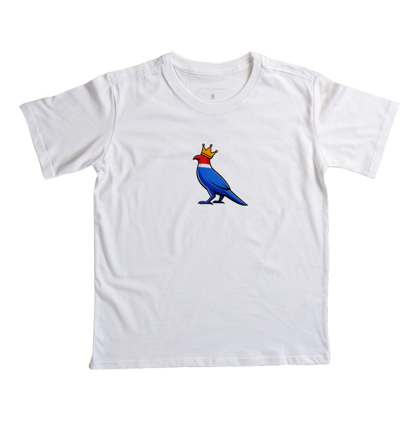 👑 O Carcará colocou sua coroa!  Mais que uma estampa, é um grito de orgulho nordestino. O Rei do Sertão surge com suas cores vibrantes — vermelho, branco e azul — representando a força, coragem e resistência de um povo que nunca se curva diante das dificuldades. - Imagem 3