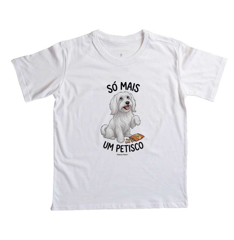 CAMISETA INFANTIL MALTÊS PETISCO - Imagem 3