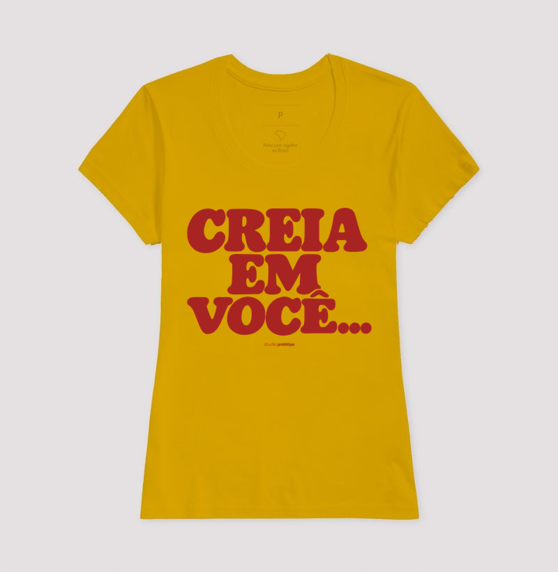 Camiseta Creia em Você (estampa G) - Imagem 15