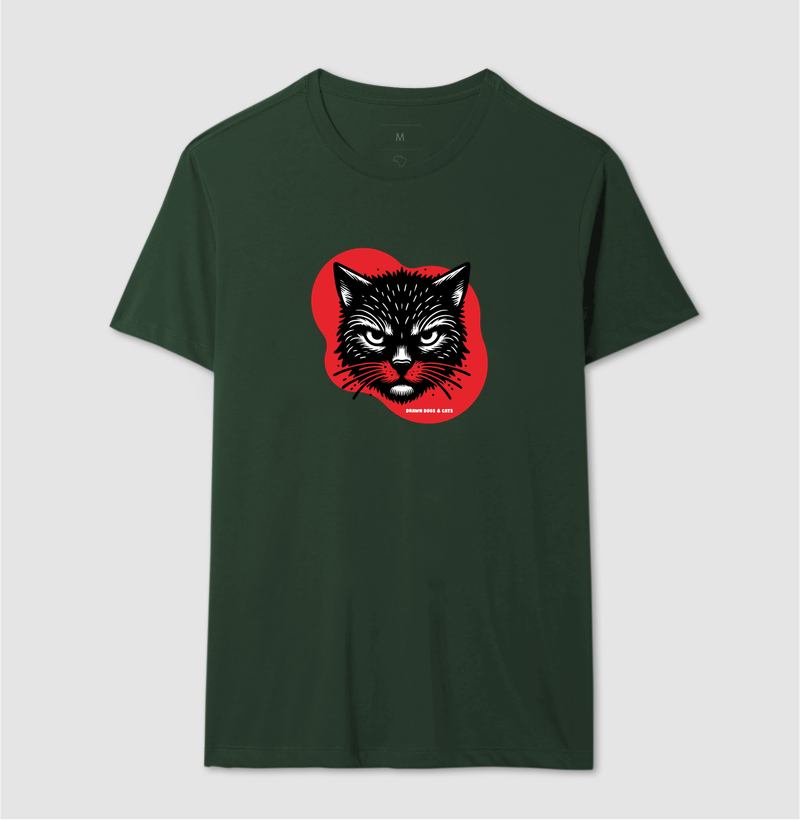 Gato preto e fundo vermelho - Imagem 11